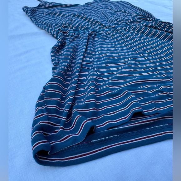 American Eagle Crossover V-Neck Striped Romper - Picture 5 of 12